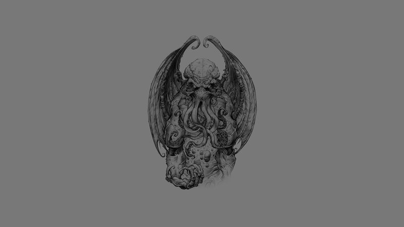Cthulhu-like Creature — Gray