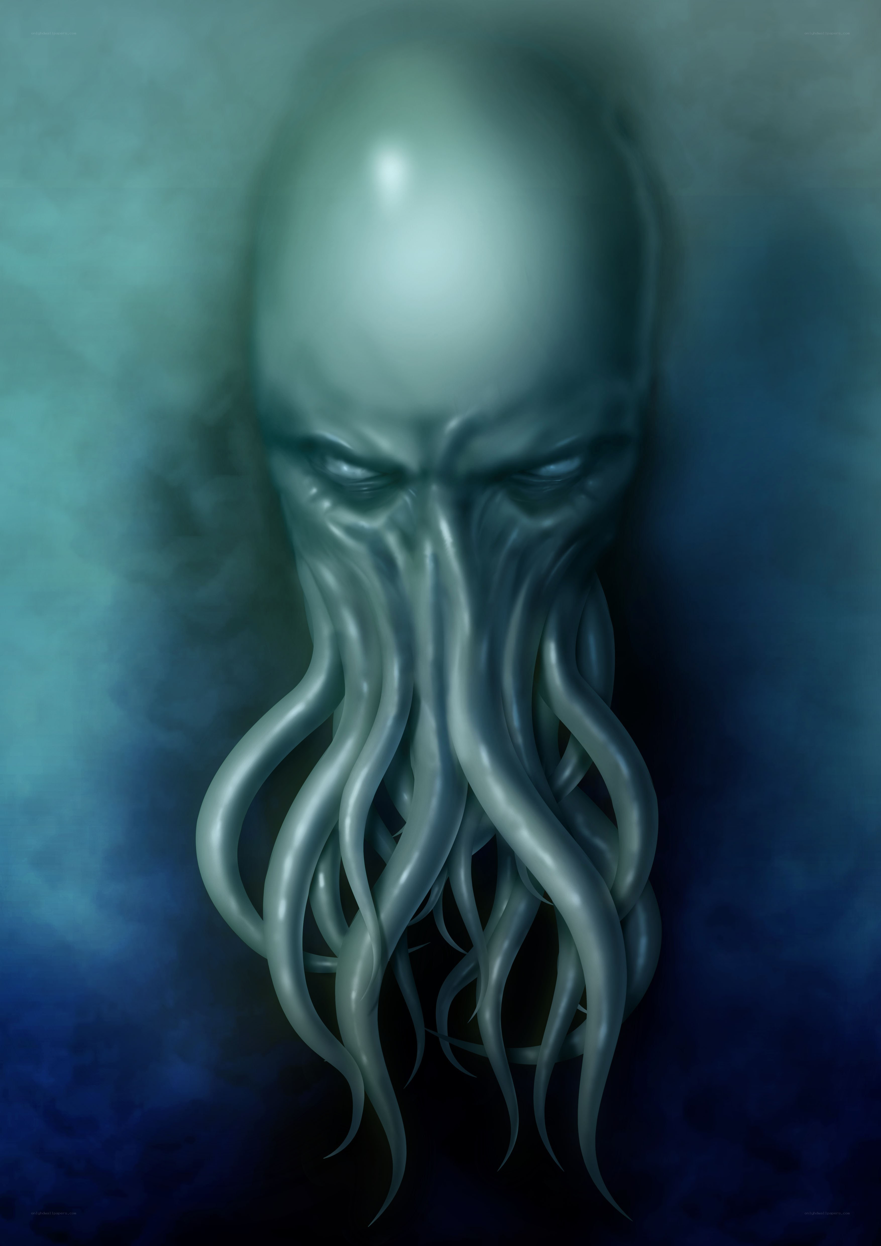 Cthulhu-like creature portrait