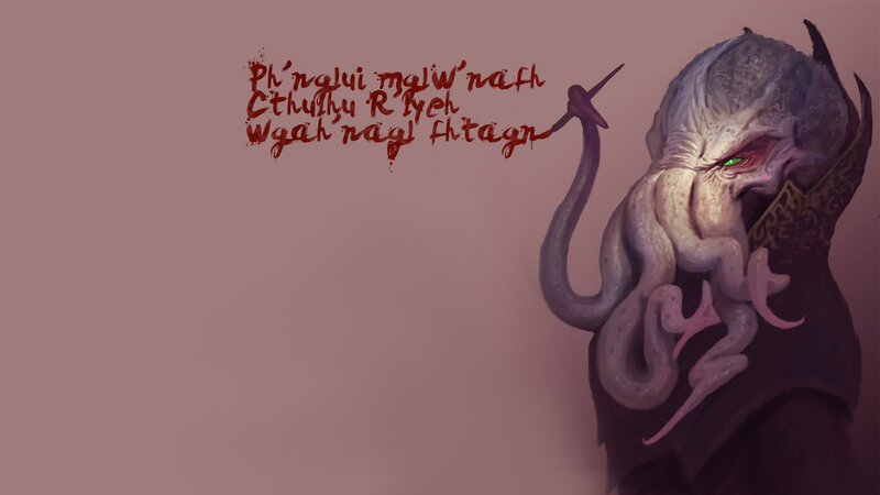 Cthulhu-like Creature — Purple