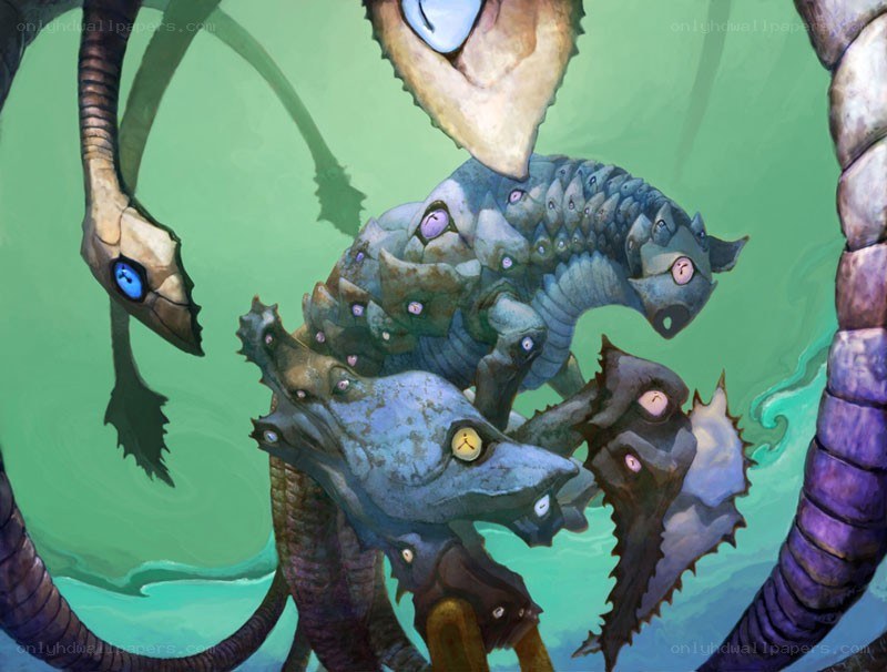 Cthulhu-like sea monsters