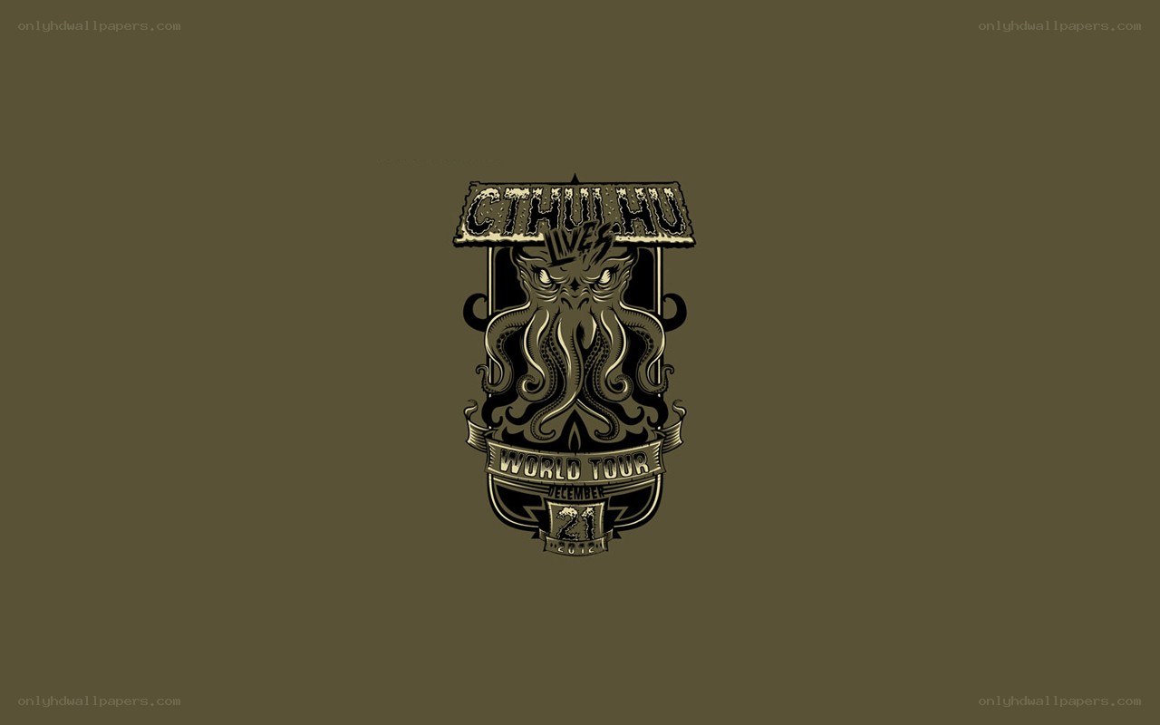 Cthulhu Lives World Tour logo