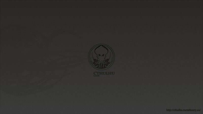 Cthulhu Logo on Dark Background