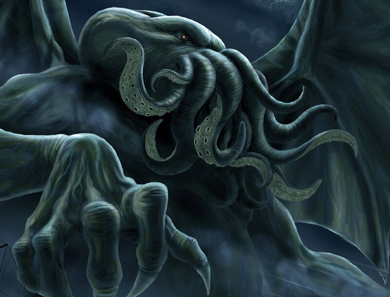 Cthulhu monster illustration