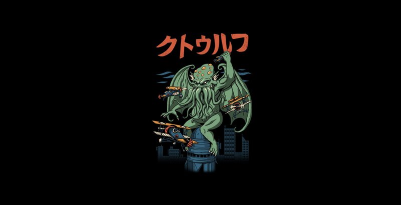 Cthulhu Monster with Planes
