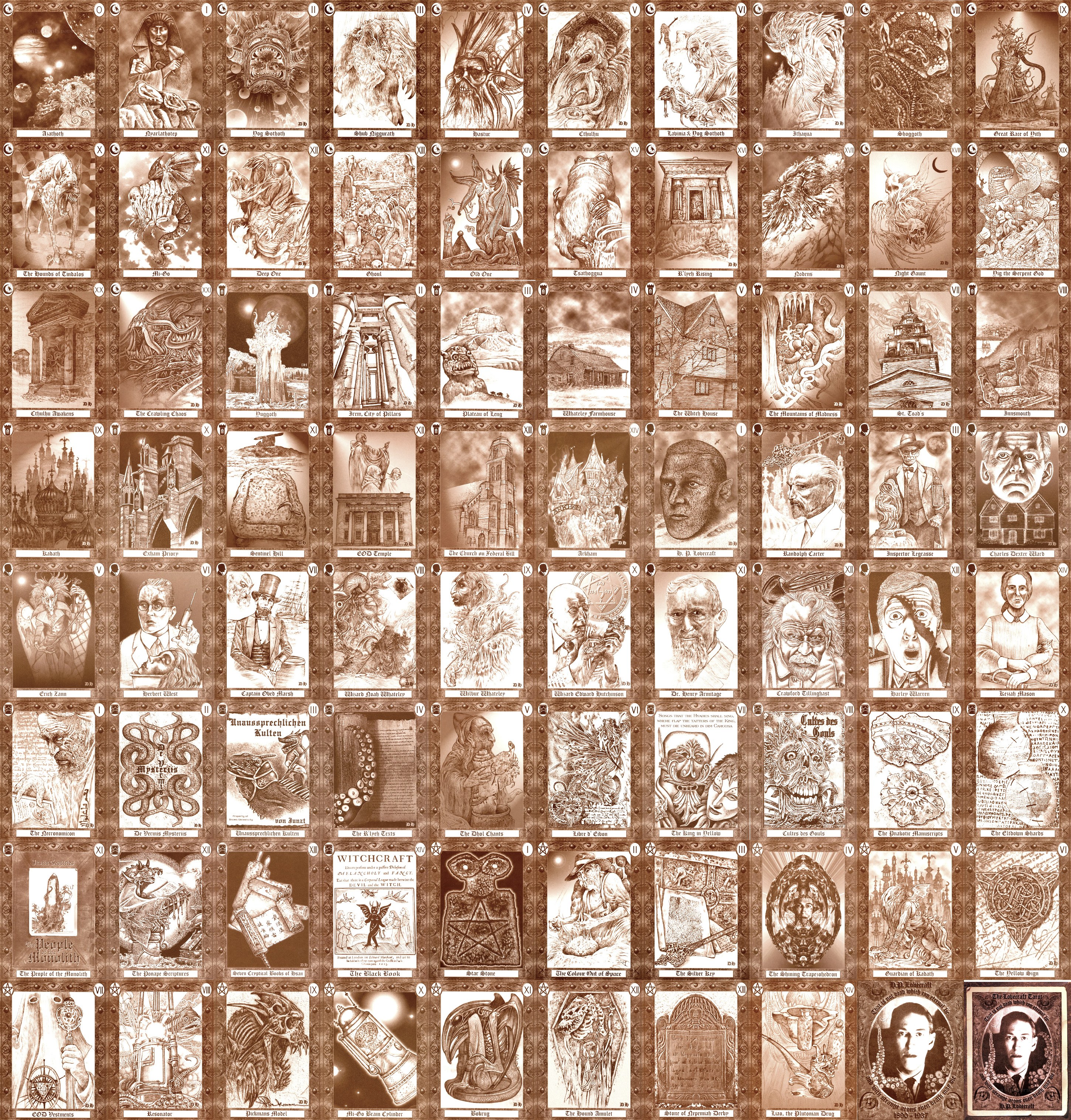 Cthulhu Mythos card collection
