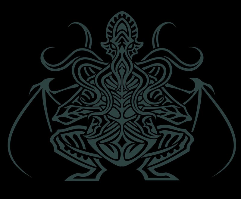 Cthulhu tribal design