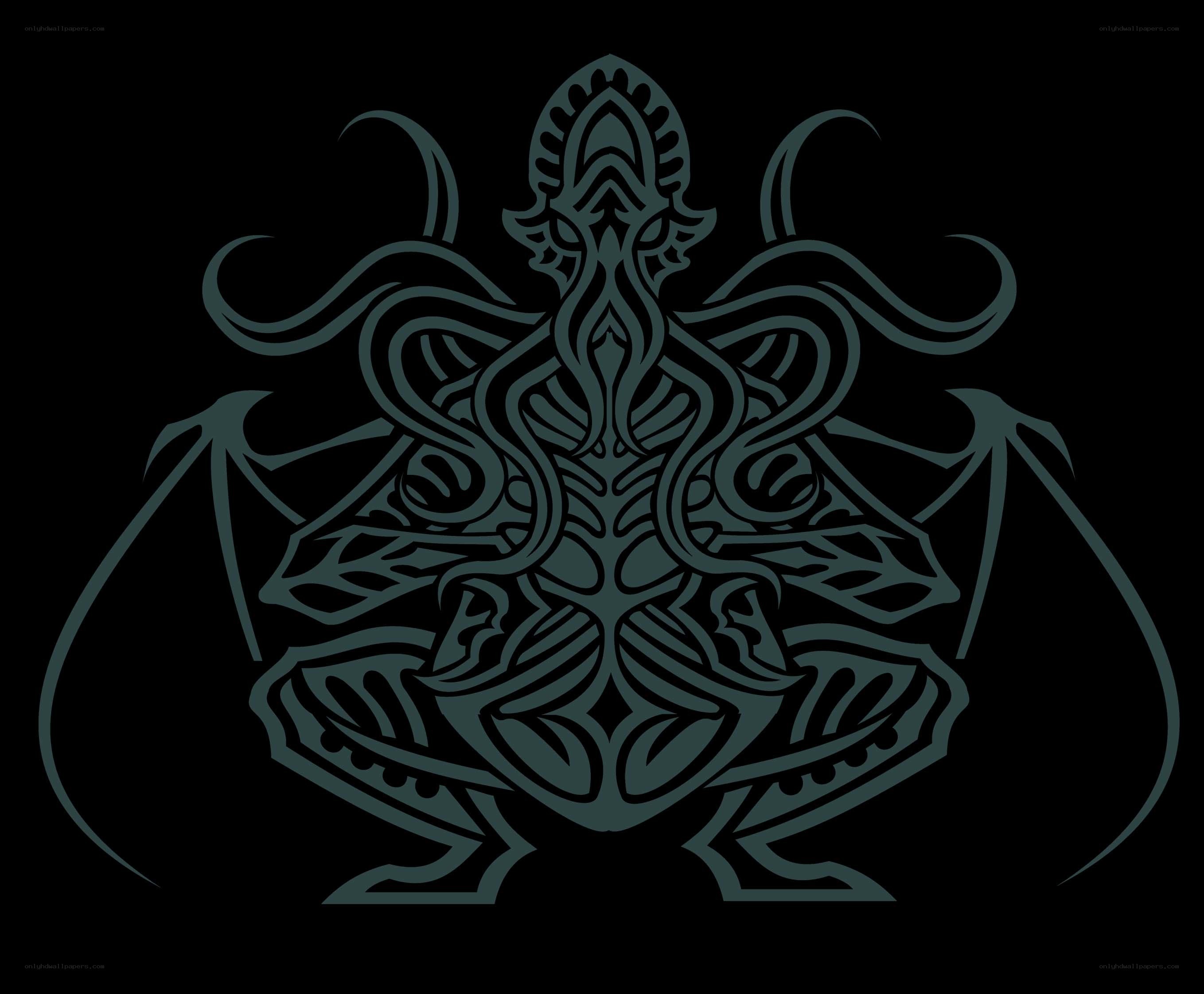 Cthulhu tribal design
