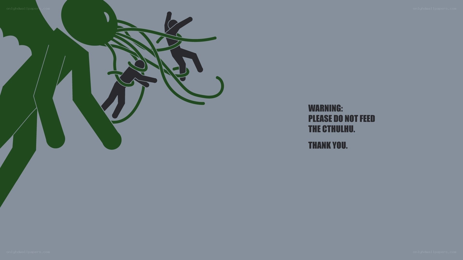Cthulhu warning illustration