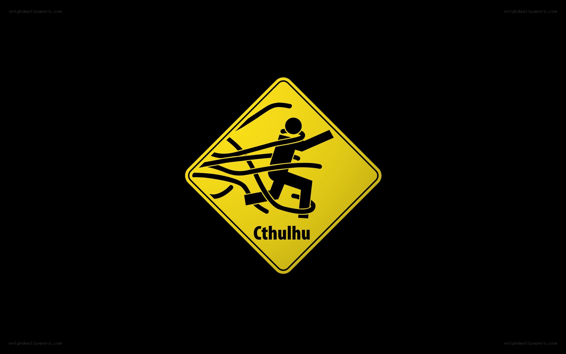 Cthulhu warning sign