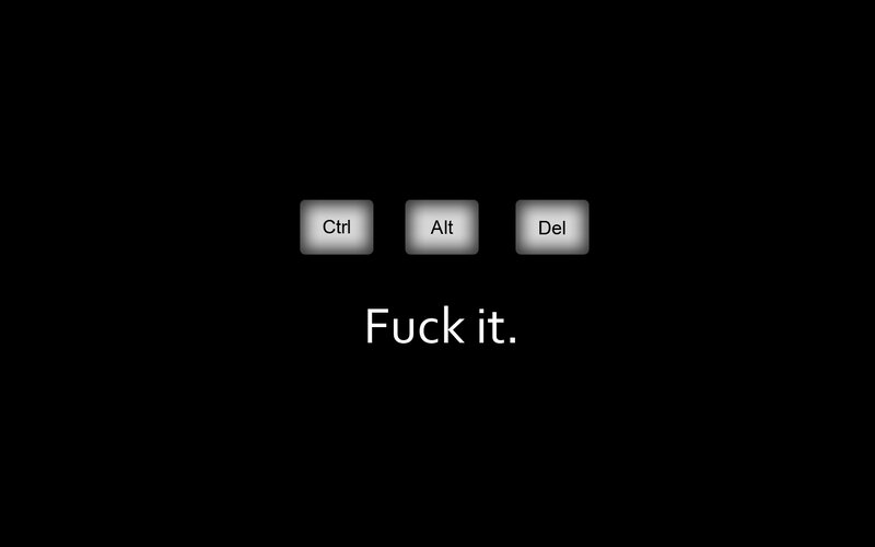 Ctrl Alt Del error message