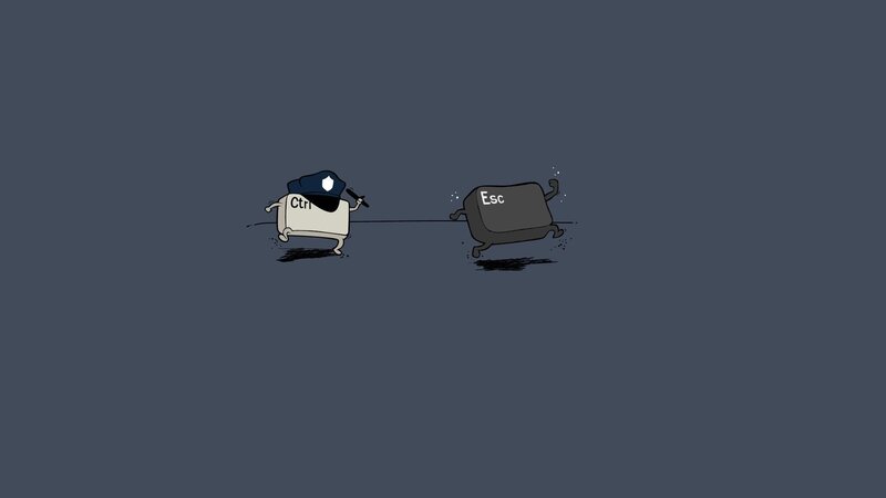 Ctrl and Esc Keys
