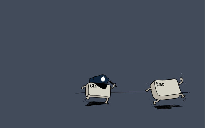 Ctrl chases Esc