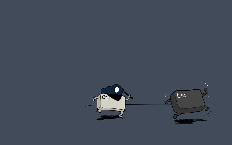 Ctrl chases Esc