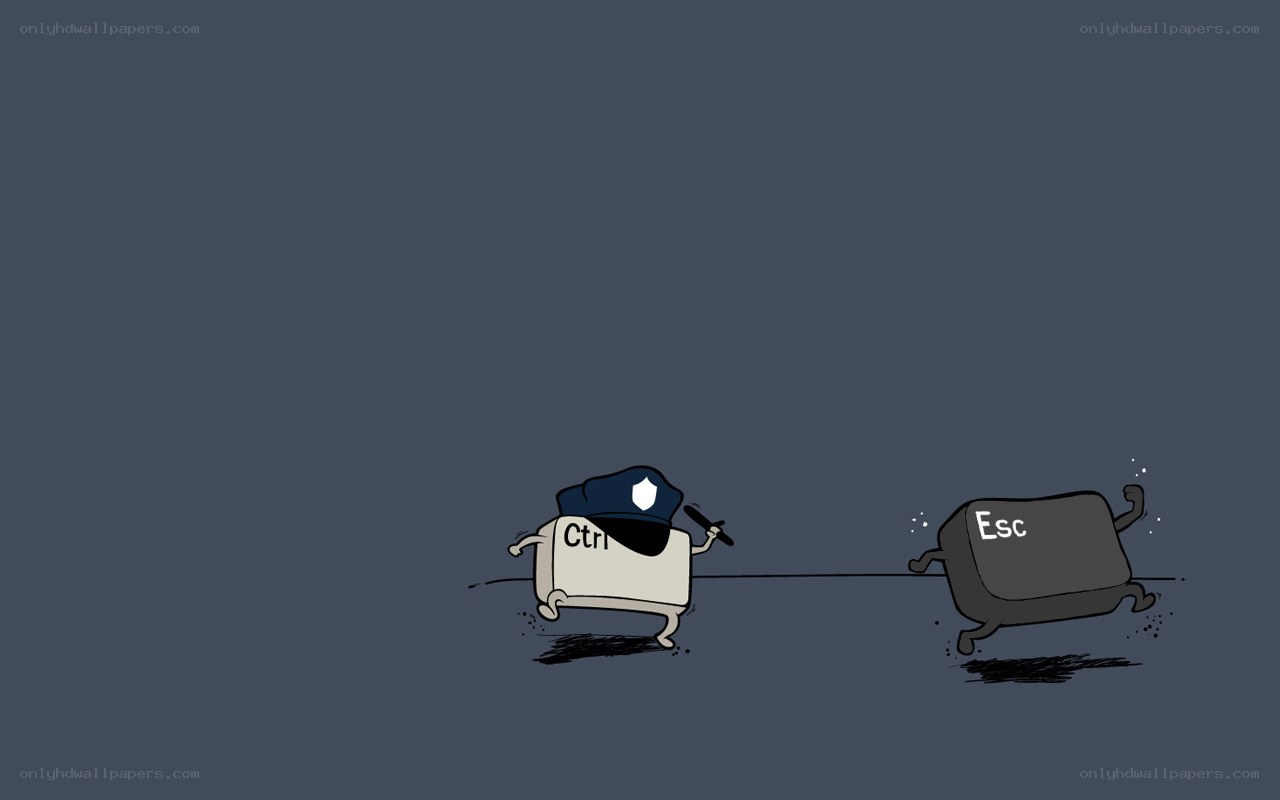 Ctrl chases Esc