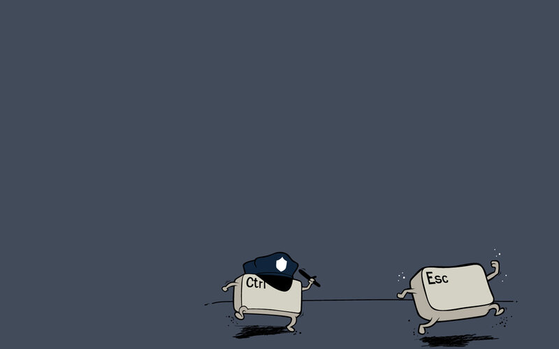 Ctrl chases Esc