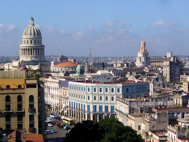 Cuban Capitol Building — Blue
