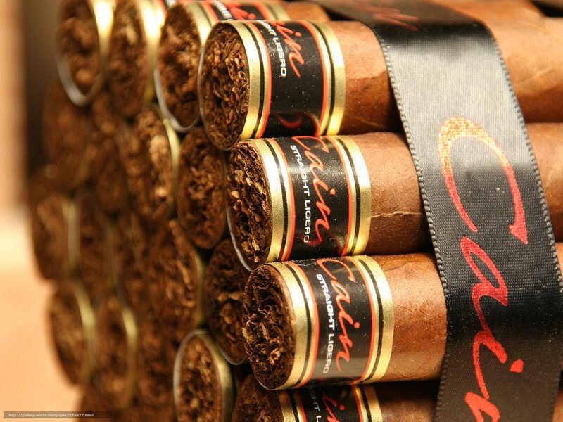 Cuban cigars in a bundle