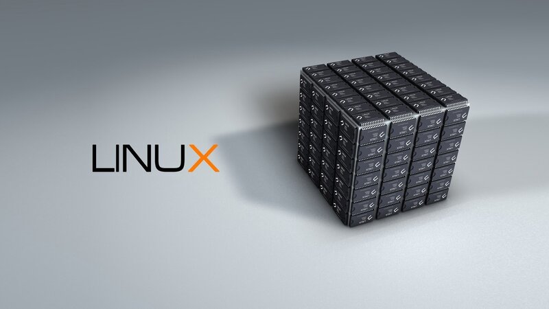 Cube of Computer Chips