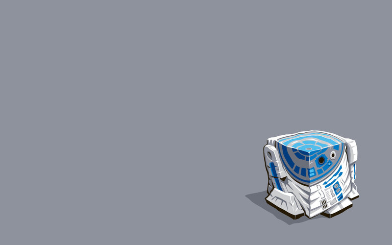 Cube-shaped Droid