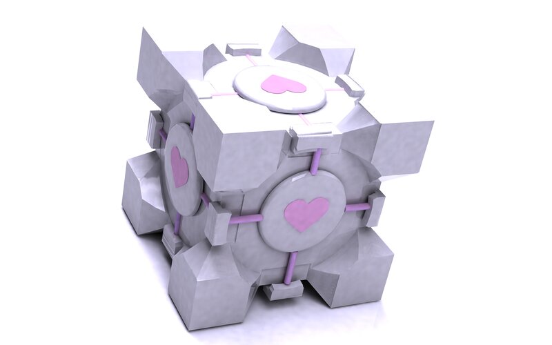 Cube-shaped Robot — Gray