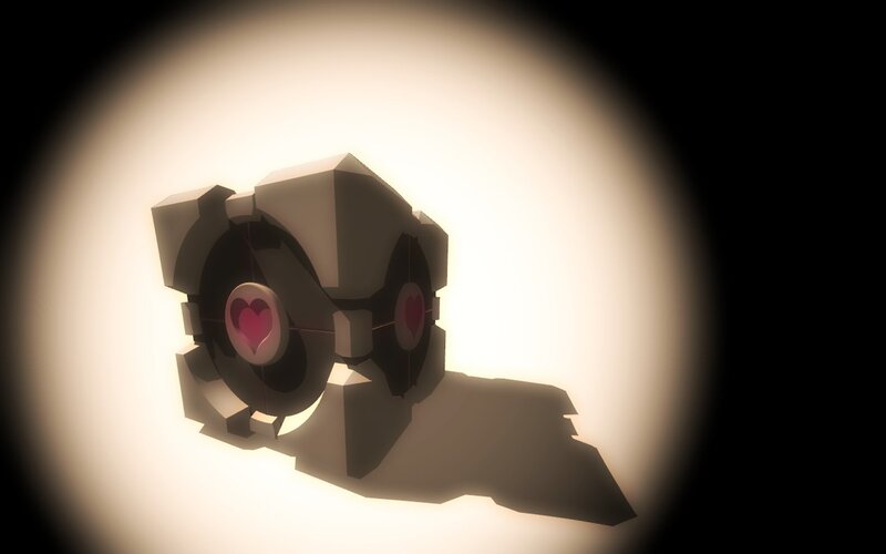 Cube with Heart Eyes