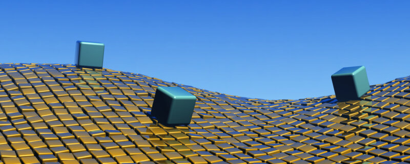Cubes on Tiled Surface
