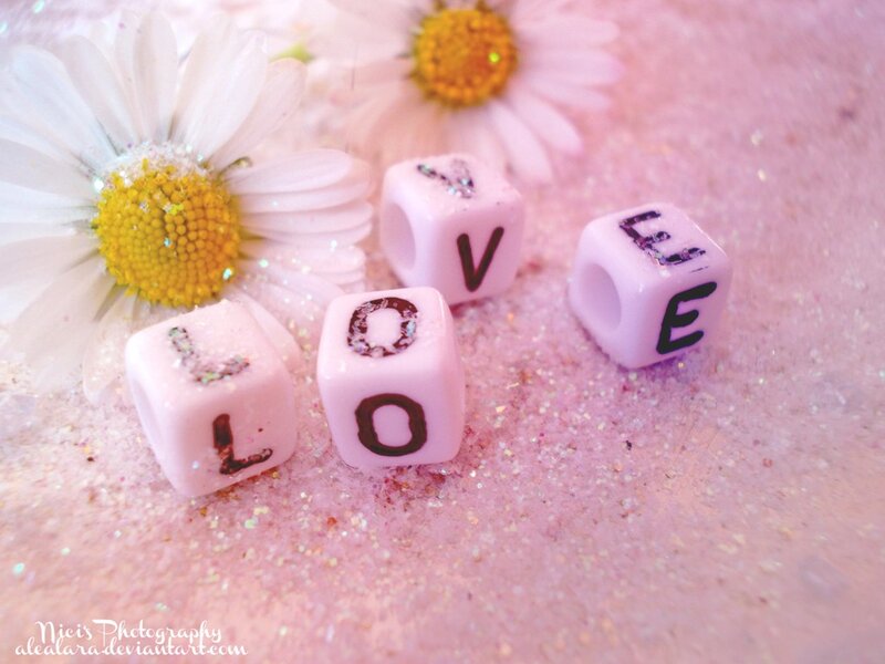Cubes Spelling Love