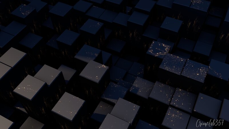 Cubes with City Lights