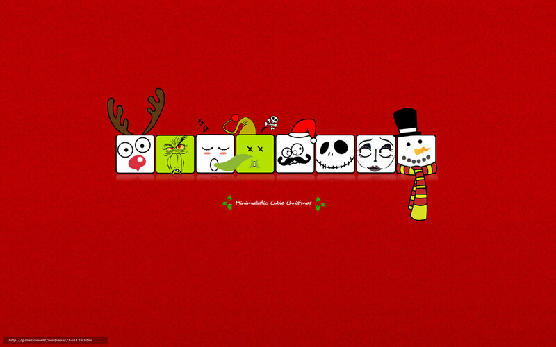 Cubie Christmas characters