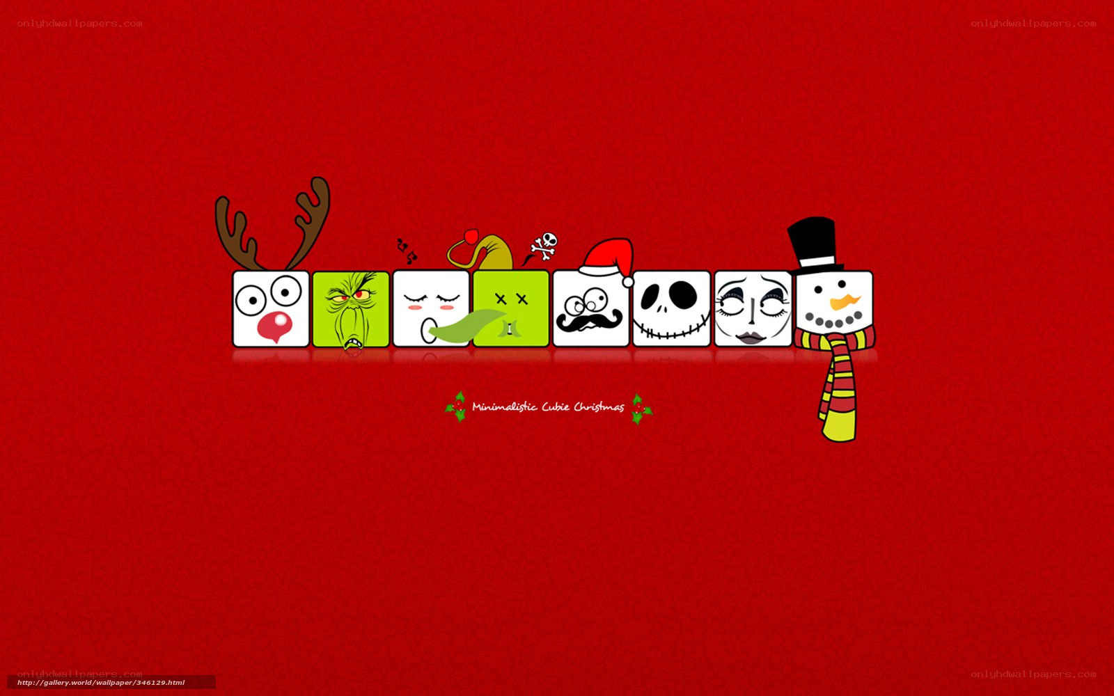 Cubie Christmas characters