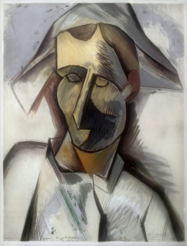 Cubist portrait of a nun