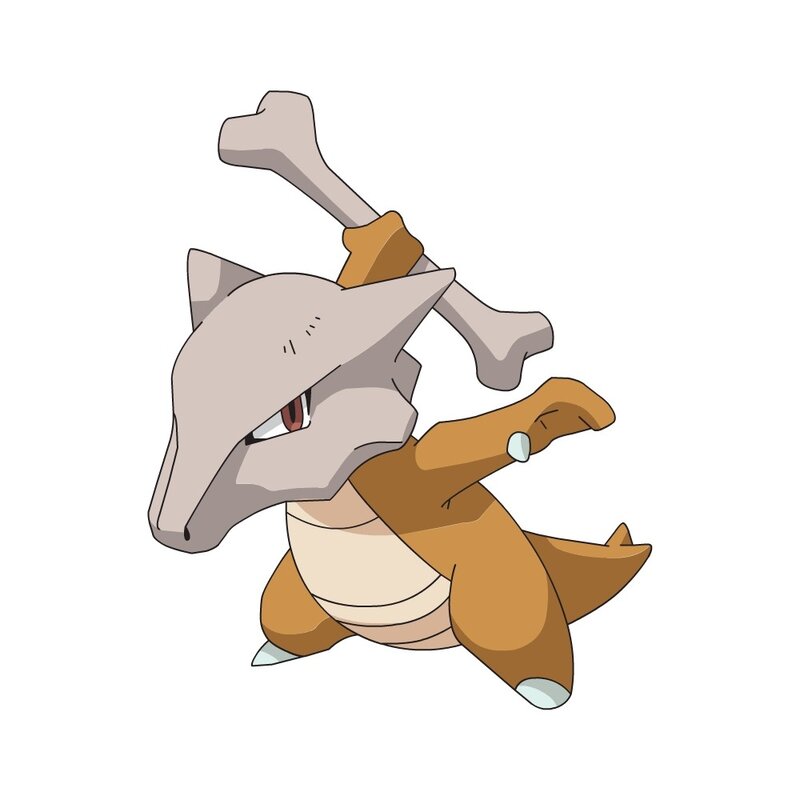 Cubone holding a bone