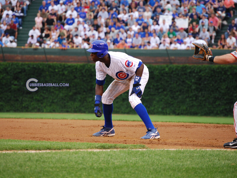 Cubs player at bat