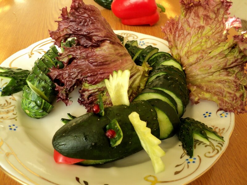 cucumber fish salad