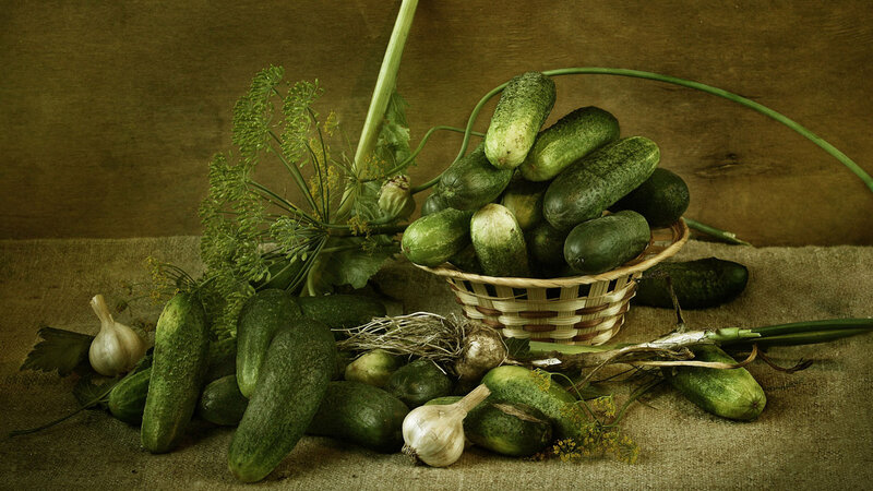 Cucumbers and Garlic
