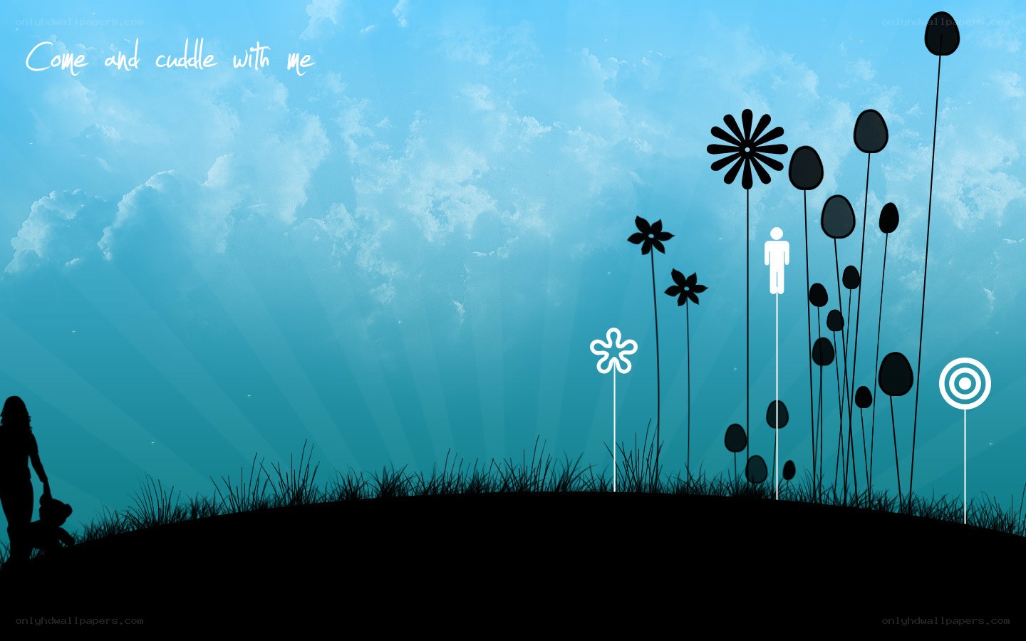 Cuddle with me wallpaper