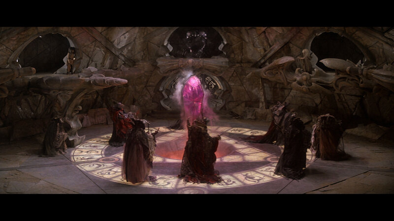 Cult ritual in ancient chamber