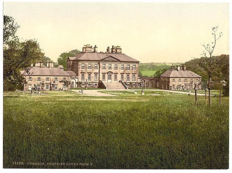 Cumnock Dumfries House from south