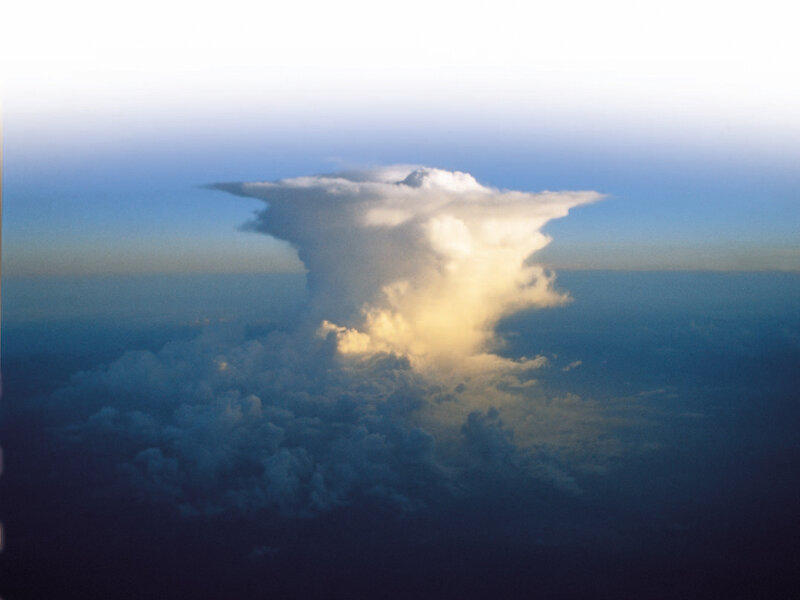 Cumulonimbus Cloud — Blue, Dramatic, Afternoon, Photograph