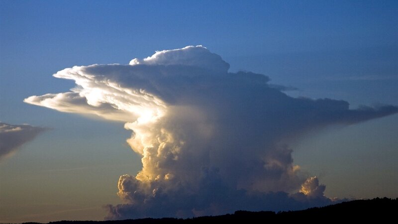 Cumulonimbus Cloud — Blue
