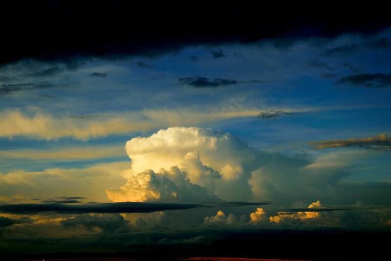 Cumulonimbus Cloud Formation — Blue, Dramatic
