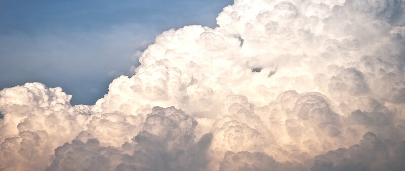 Cumulonimbus Cloud Formation — White, Dramatic, Afternoon, Photograph