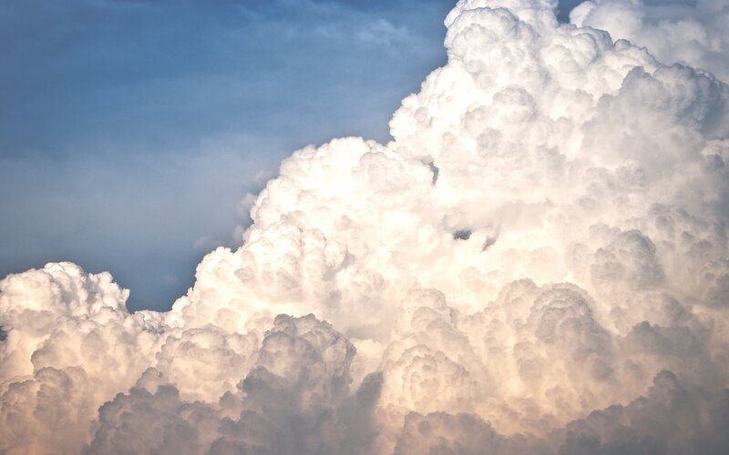 Cumulonimbus Cloud Formation — White, Dramatic, Afternoon