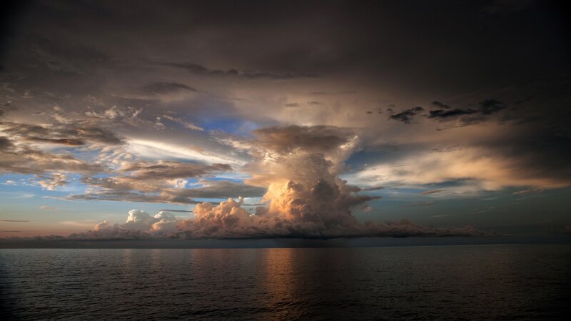 Cumulonimbus Cloud over Ocean