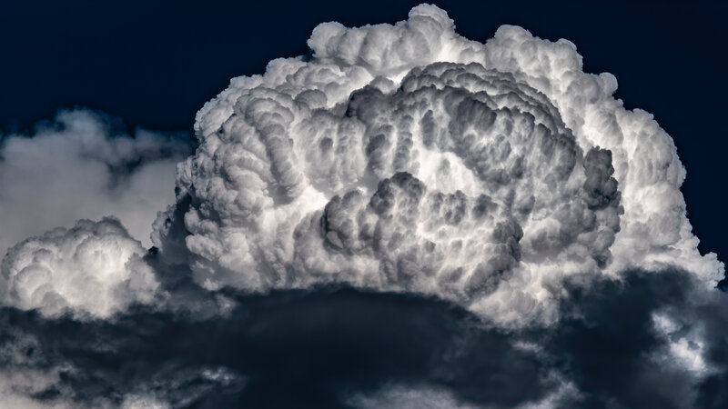 Cumulonimbus Cloud — White
