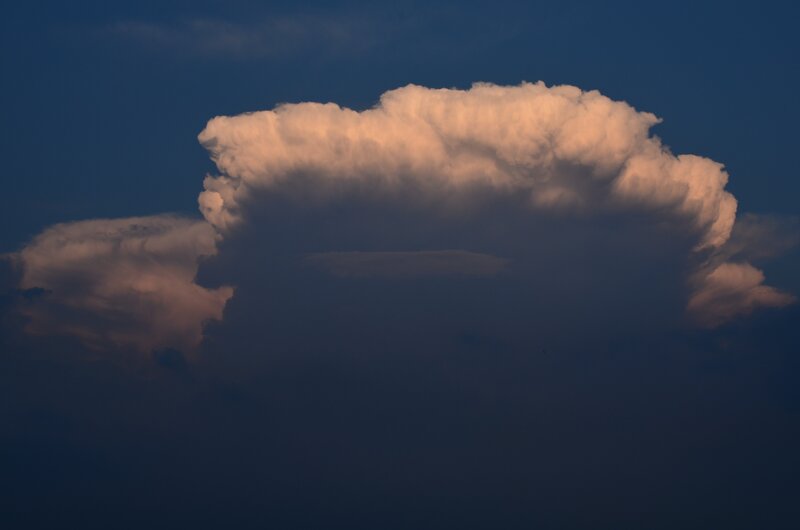 Cumulus Cloud at Dusk — Blue, Dramatic
