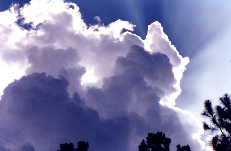 Cumulus Cloud Formation — Blue, Dramatic
