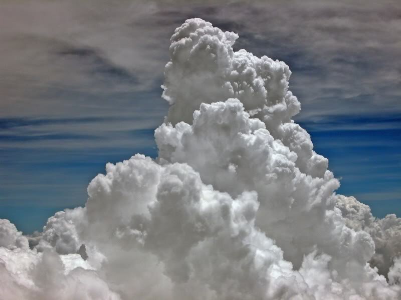 Cumulus Cloud Formation — White