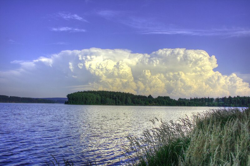 Cumulus Cloud over Lake