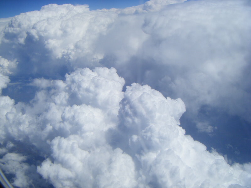 Cumulus Clouds from Above